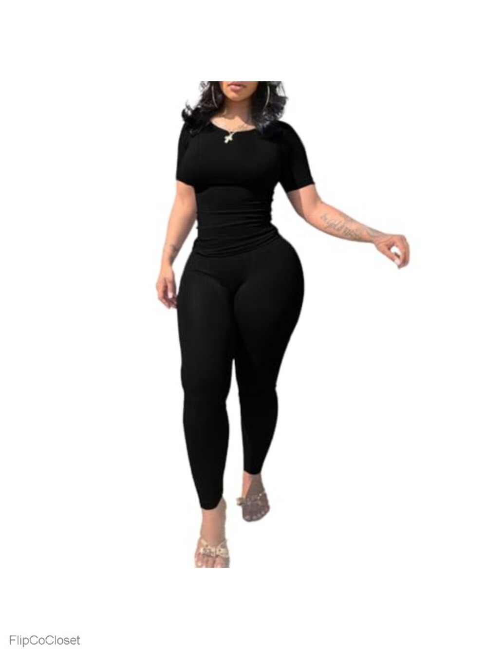 Two Piece Outfits Women Summer Casual Short Sleeve Lounge Sets Bodycon